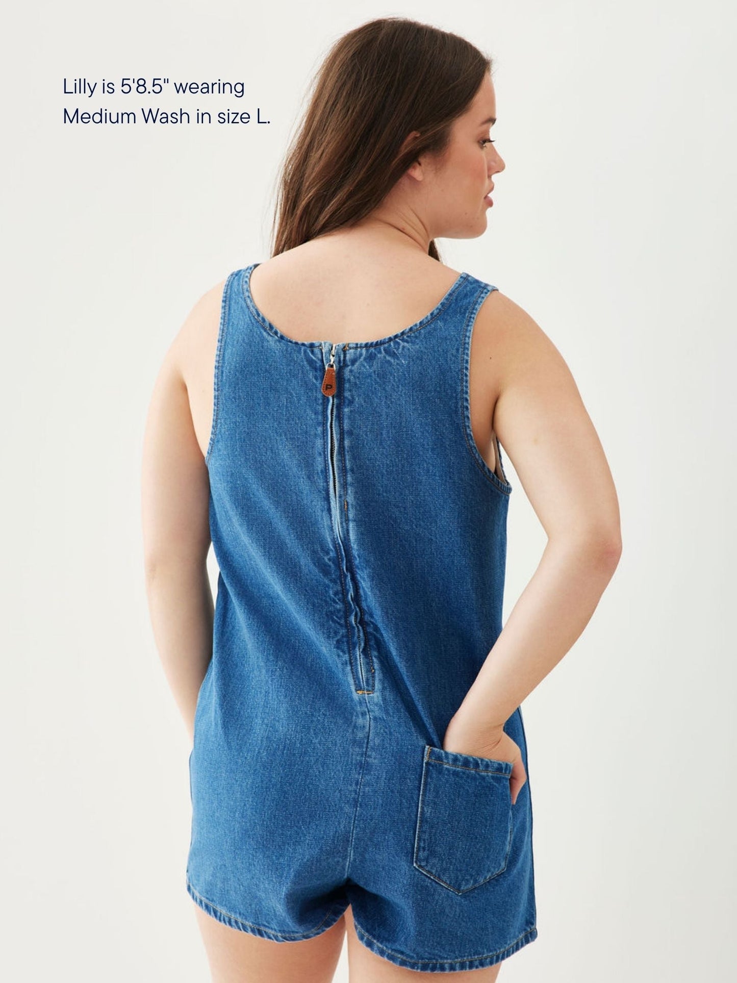 Tank Top Denim Romper