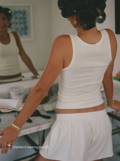 Bridal Pointelle Tank