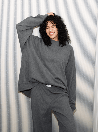 Waffle Mockneck