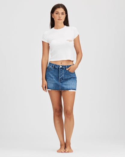 Denim Mini Skirt