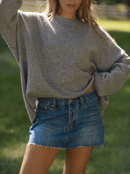 Denim Mini Skirt