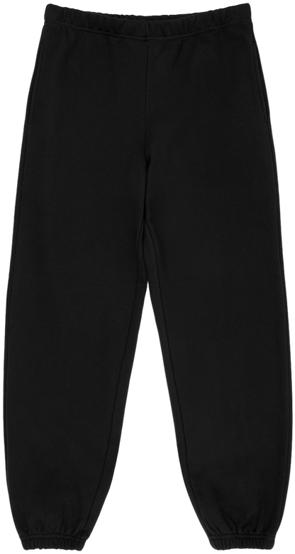 unisex sweats flat lay - black