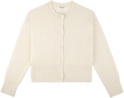 cream cardigan flat lay - cream