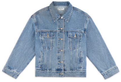 oversized denim jacket -vintage wash