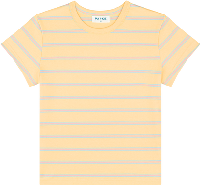 cotton tee -birthday stripe
