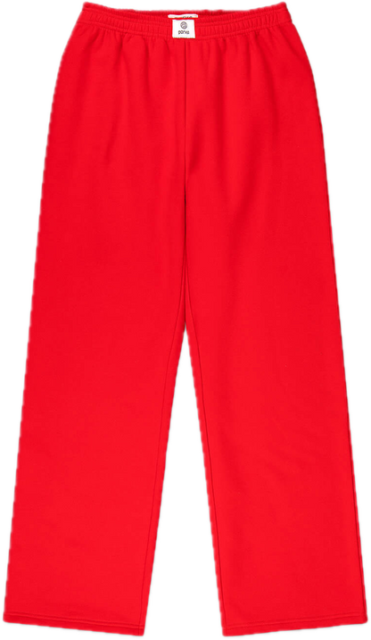 ruby sweat boxer pant flat lay -ruby
