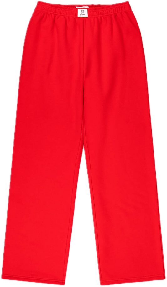 ruby sweat boxer pant flat lay -ruby