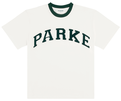 varsity tee -forest