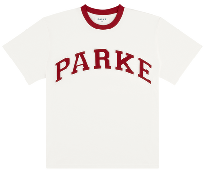 varsity tee -crimson