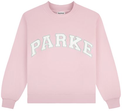 varsity mockneck -sprinkle + white