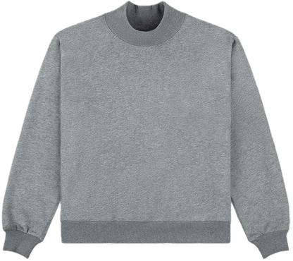 turtleneck sweatshirt flat lay - stormy