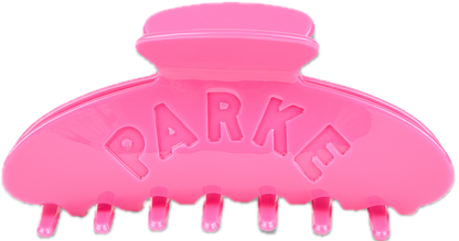 flamingo claw clip flat lay -flamingo