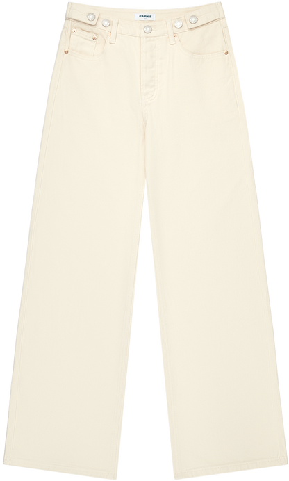 adjustable jean -cream