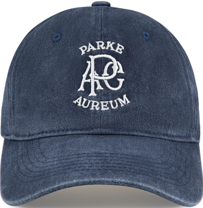 parke x aureum hat flat lay -navy
