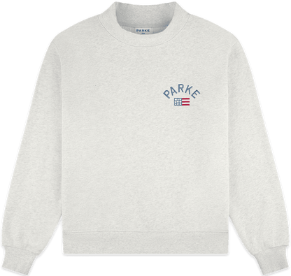 flag mockneck flat lay -heather grey