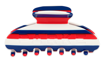 claw clip -coastal stripe