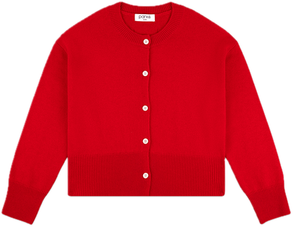 ruby cardigan flat lay - ruby
