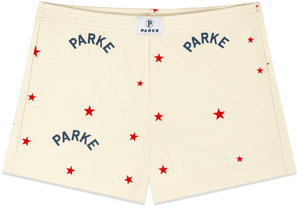 cotton mini shorts -star print