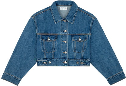 adjustable denim jacket -medium wash