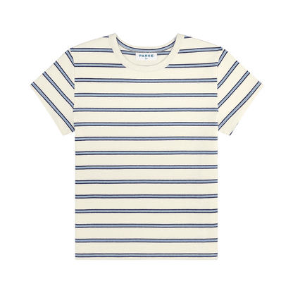 striped tee flat lay -emma stripe