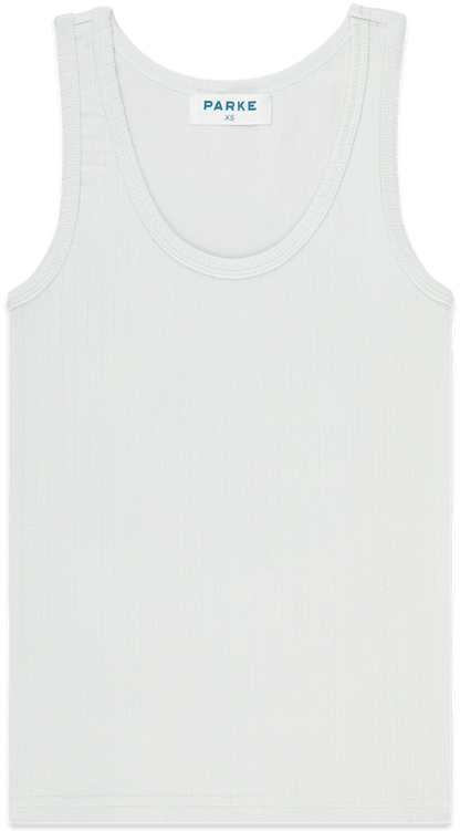 pointelle tank flat lay -something blue