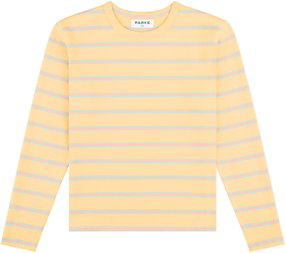 striped long sleeve tee -birthday stripe