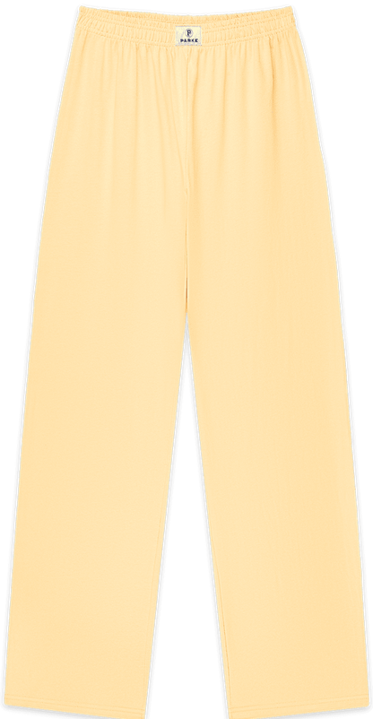 cotton boxer pants flat lay -peel