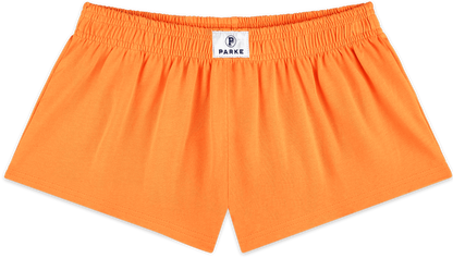 cotton boxer short flat lay -creamsicle