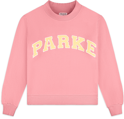 heritage varsity mockneck flat lay -conch + peel